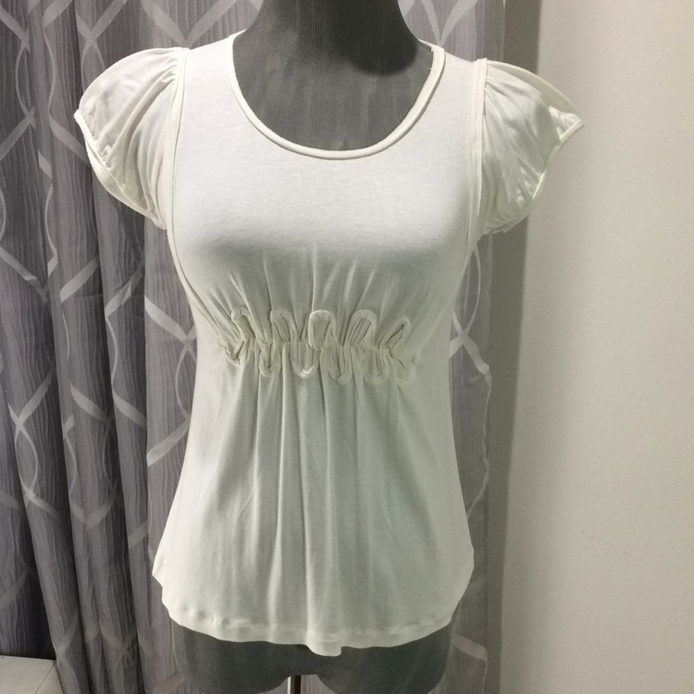 Max studio ivory knit top
